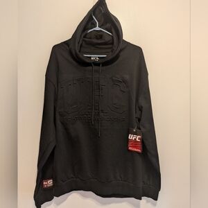 UFC Black Embossed Men's Hoodie